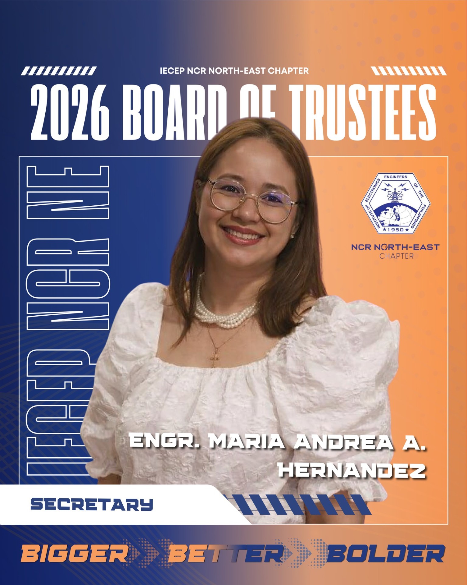 Portrait of Engr. Maria Andrea A. Hernandez, ECE, Secretary