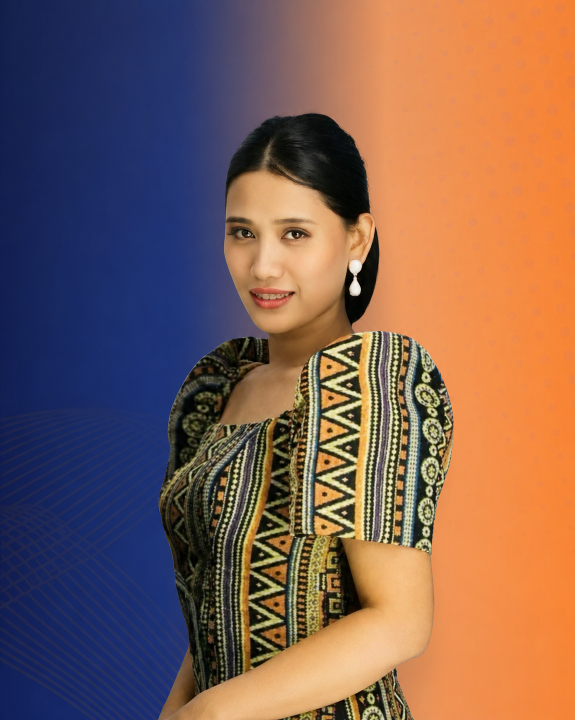 Portrait of Ms. V-Chai Batusbatusan, IECEP NCR North-East Secretariat