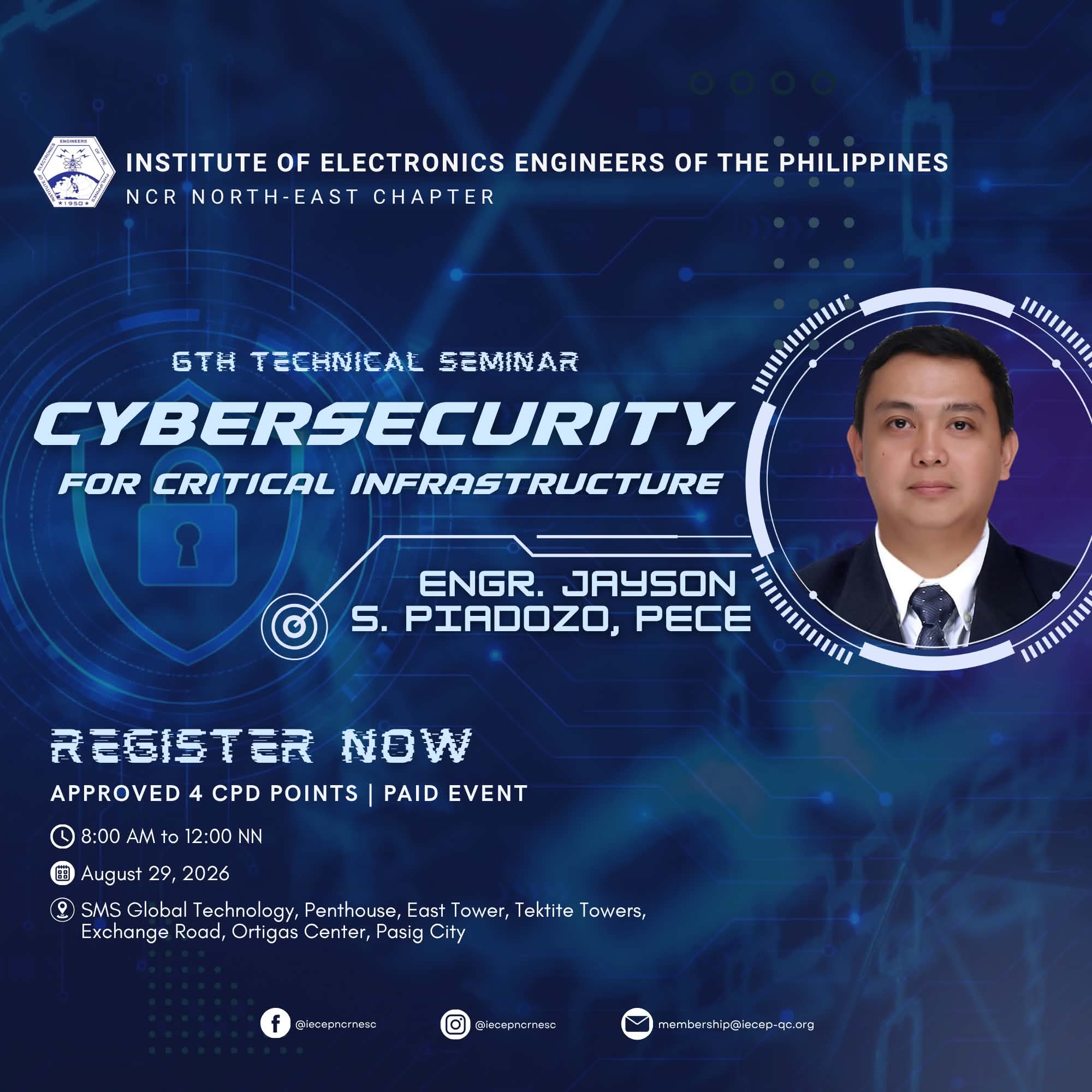 Highlight photo from 6th Technical Seminar — Cybersecurity for Critical Infrastructure