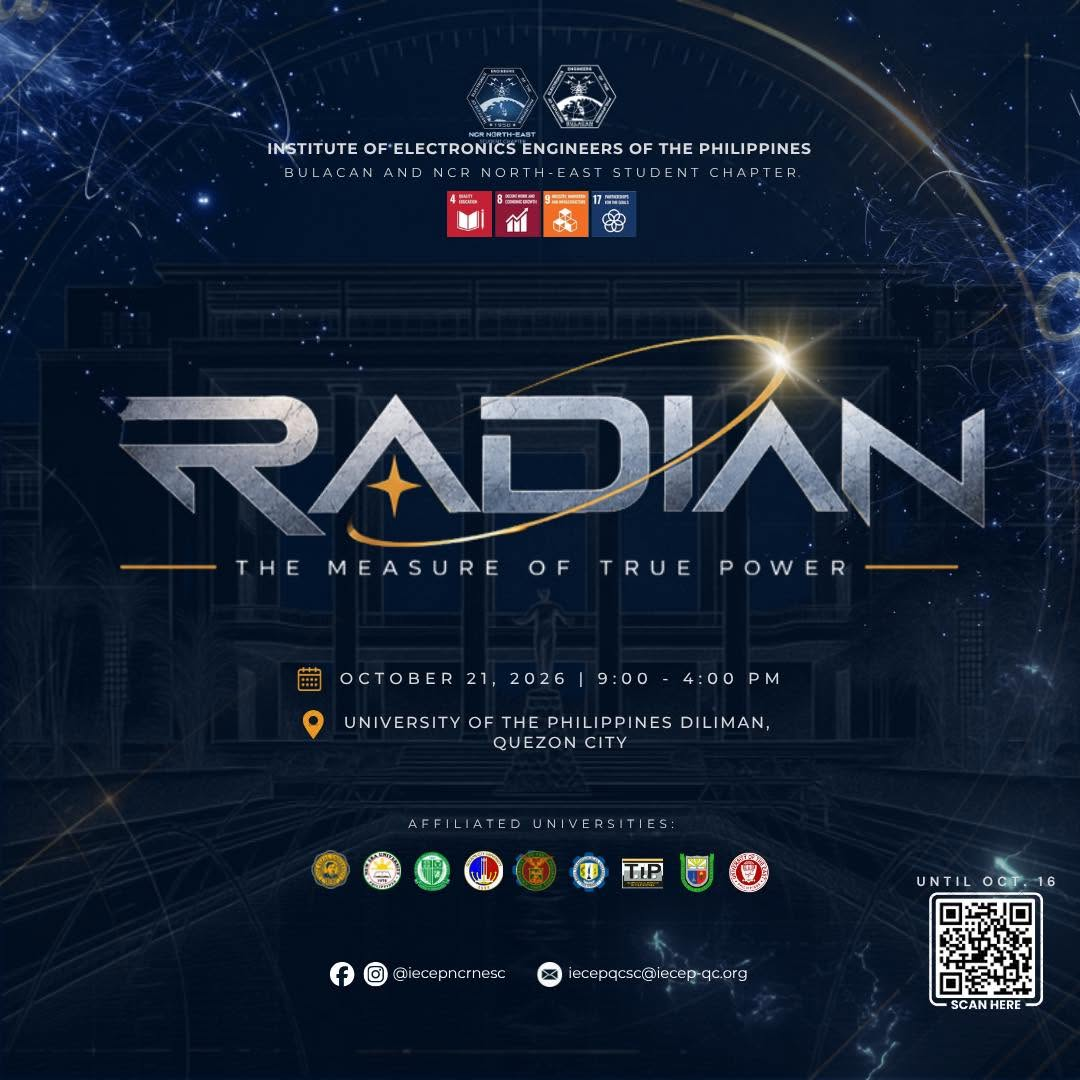 Radian: The Measure of True Power poster — October 21, 2026, 9:00 AM to 4:00 PM at UP Diliman